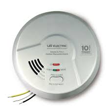 5.6" USI Hardwired Fire/Smoke/CO Alarm with 10 Year Sealed Battery Backup  - MIC1509S