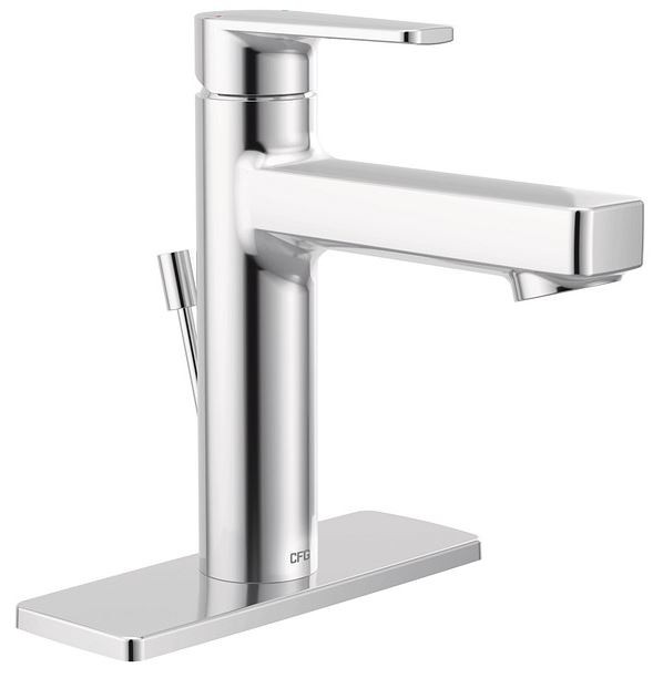 CFG  Slate Single Handle Bathroom Faucet - Chrome - With Pop-Up