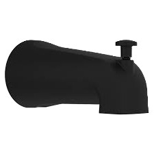 Pfister Slip-On Tub Spout with Diverter - Matte Black