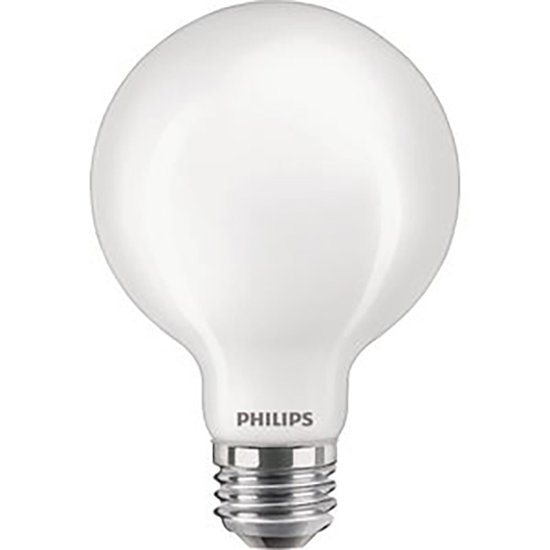 5W G25 LED 2700K 60W Eqv Frosted Warm White Vanity Light Bulb - 2/pack