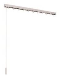 59" White Vertical Blind Head Rail - White