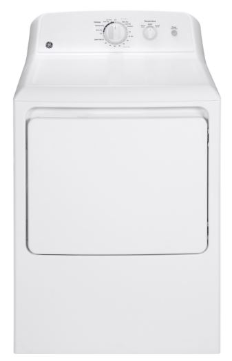GE® 6.2 cu. ft. Front Load Electric Dryer - White
