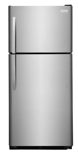Frigidaire® 20.5 cu. ft. Icemaker Ready Top Freezer Refrigerator - Stainless Steel