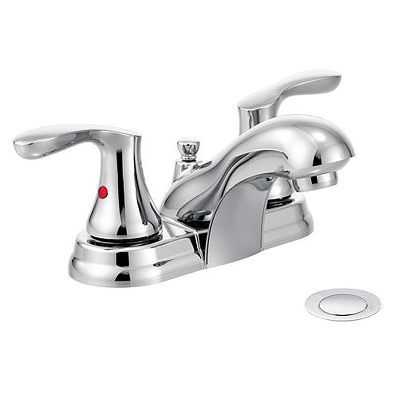 CFG Cornerstone Two Handle Bathroom Faucet - Chrome - With Pop-Up