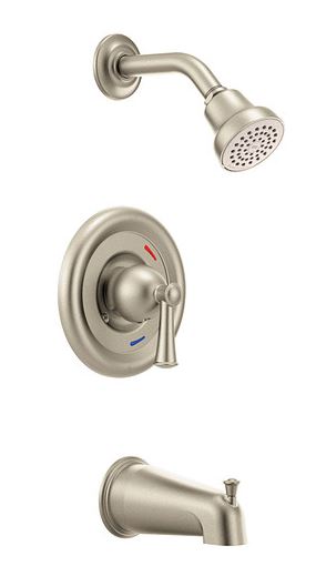 CFG Capstone Single Handle Tub & Shower Trim Kit - Satin Nickel