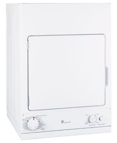 GE® 3.6 cu. ft. Spacemaker® Front Load Electric Dryer - White