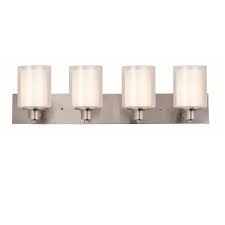 32" Oslo 4 Bulb Vanity Fixture - Satin Nickel
