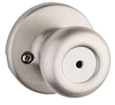 Kwikset Tylo 300T Privacy Lock - Satin Nickel