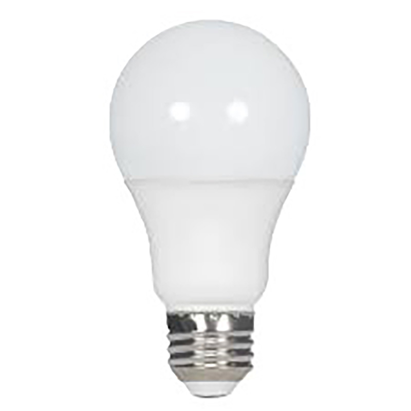 8 Watt A19 LED 2700K - 60 Watt Equiv - Non-dimmable - Frost Warm White Light Bulb - 48/pack