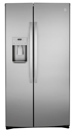 GE® 25.1 cu. ft. Side by Side Refrigerator with Ice Maker - Stainless Steel