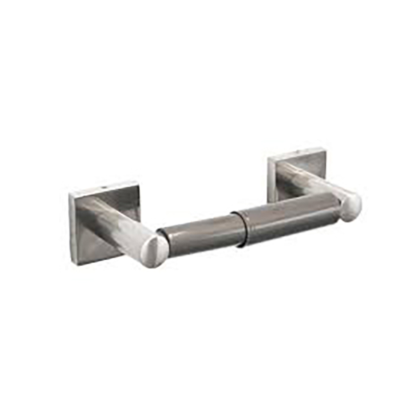 Square Post Toilet Paper Holder - Satin Nickel