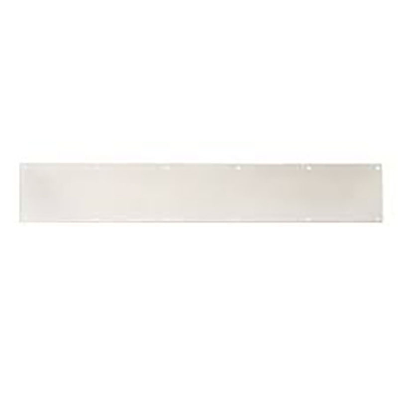 6" x 34" Aluminum Door Kick Plate - Satin Nickel