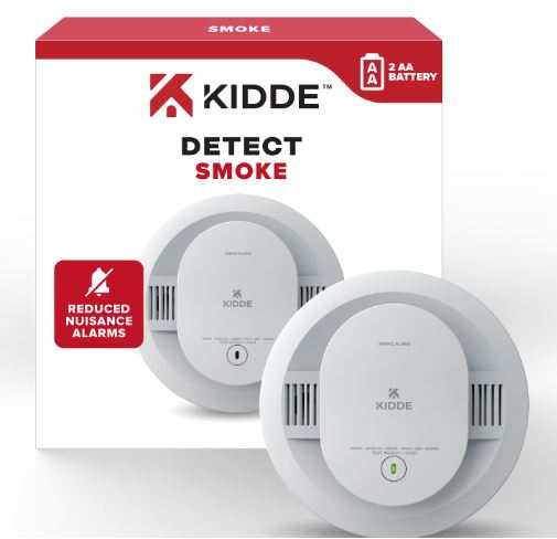5" Kidde 2-AA Battery Operated Smoke Alarm - 20SDR
