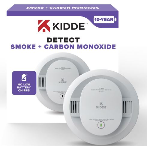 5" Kidde 10 Year Sealed Battery Smoke & CO Alarm with - 30CUD10