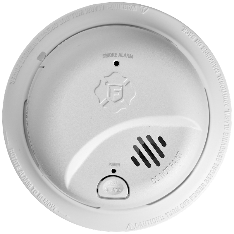5.6" First Alert Hardwired Smoke Alarm with 10 Year Sealed Battery Backup - SMI105AC