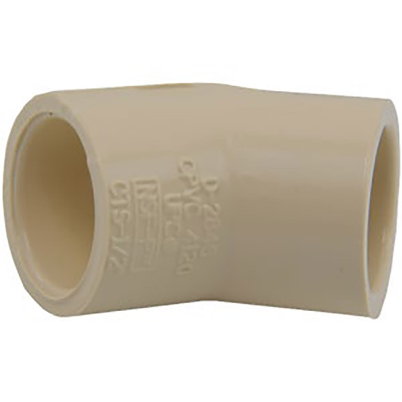 1/2" CPVC 45° Slip Elbow