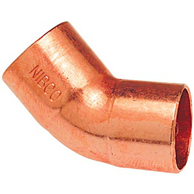 3/4" Copper 45° Elbow