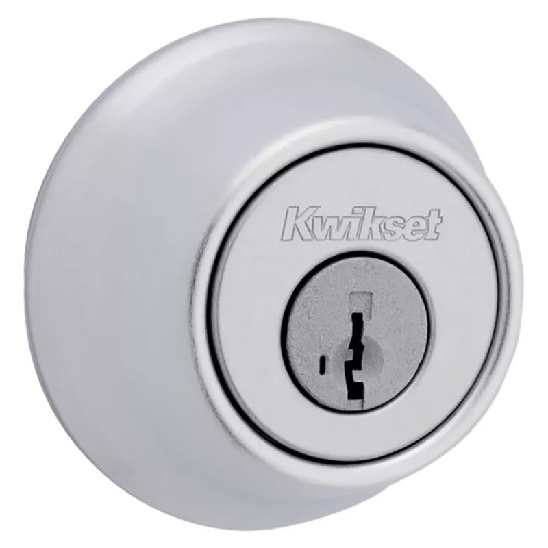 Kwikset 660 SmartKey Single Cylinder Deadbolt - Satin Chrome