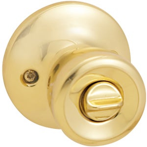 Economy Privacy Knob - Polished Brass