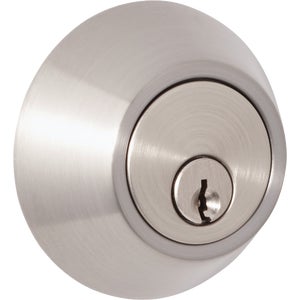 Economy Single Cylinder Deadbolt - Satin Nickel