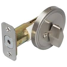 Economy One Sided Deadbolt - Satin Nickel