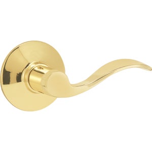 Economy Naples Passage Lever - Polished Brass