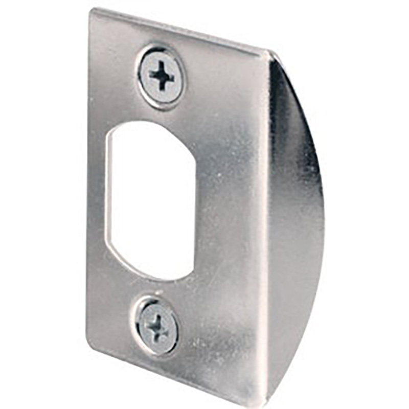 1-3/4" Standard Strike Plate - Chrome - 2/pack