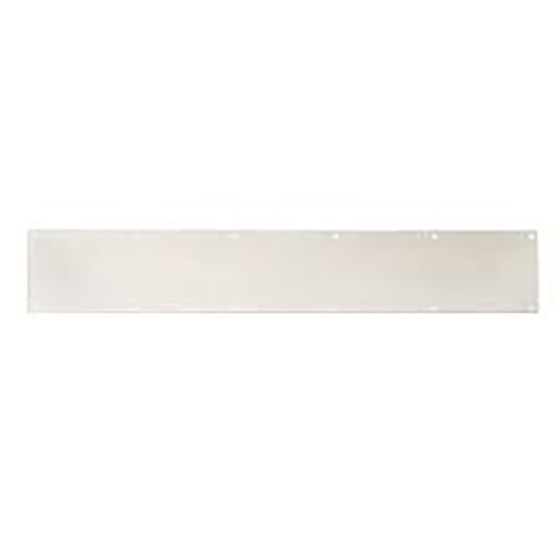8" x 34" Aluminum Door Kick Plate - Satin Nickel