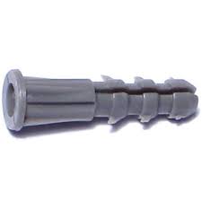 6-8 x 7/8" Plastic Anchors - 100/pack