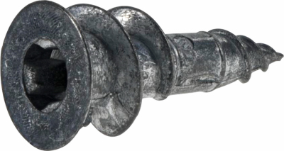 #8 EZ Metal Screw-In Drywall Anchors with Screws - 50/pack