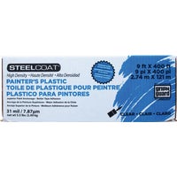 12' x 400' Painters Plastic Drop Cloth