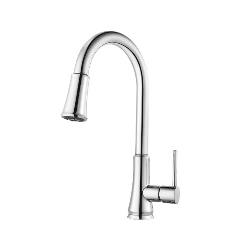 Pfister Single Handle Kitchen Faucet with Pull Down Sprayer - Chrome
