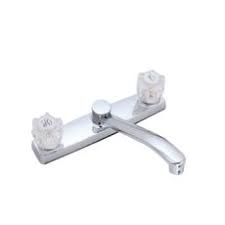 Banner Two Handle Kitchen Faucet - Chrome - Without Spray