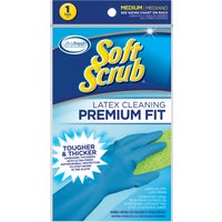 Medium Soft Scrub Latex Gloves - 2/pack