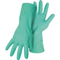 Large 13" Nitrile Chemical Resistant Rubber Gloves - 2/pack