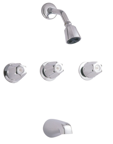 3 Hdle Tub/Shower Chrome