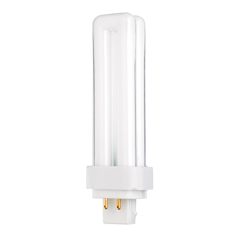 13W T4 2700K G24Q-1 (4)-Pin Warm White Compact Fluorescent