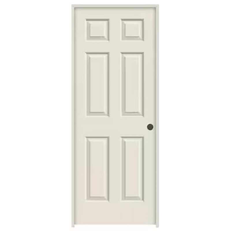 34" x 80" x 1-3/8" HC Primed  6 Panel Pre-Hung Interior Door Unit - Right Hand