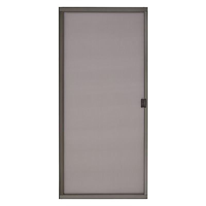 36" Bronze Frame Fiberglass Sliding Patio Screen Door