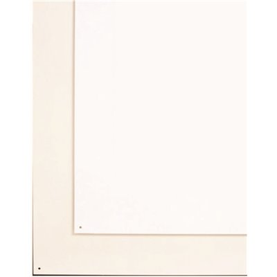 30" x 24" White/Almond Reversible Splash Guard