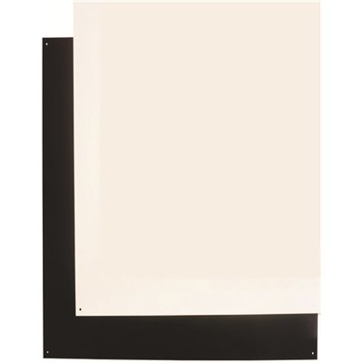 30" x 24" Black/Bisque Reversible Splash Guard