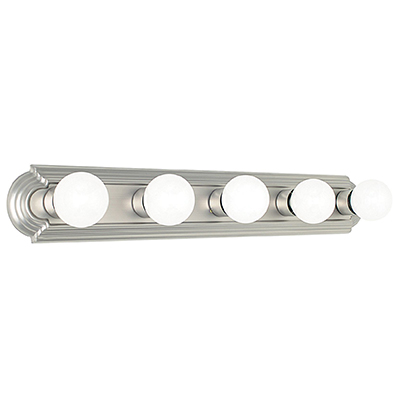30" 5-Bulb Vanity Raceway Satin Nickel