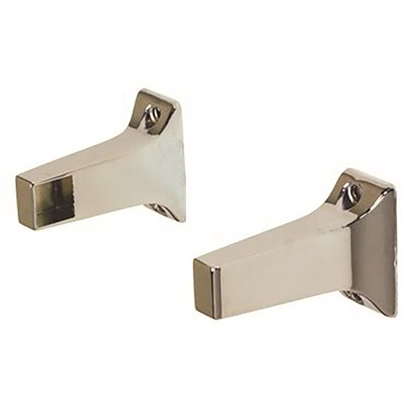 3/4" Exposed Screw Towel Bar Ends - Chrome