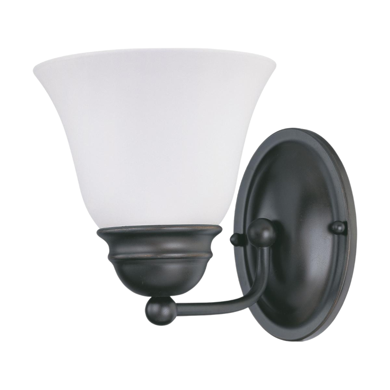 7" Empire 1 Bulb Wall Sconce - Bronze