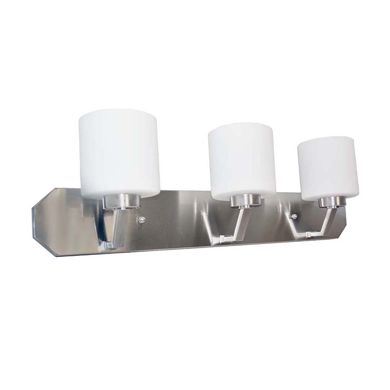 30" Paris 3 Bulb Vanity Fixture - Satin Nickel