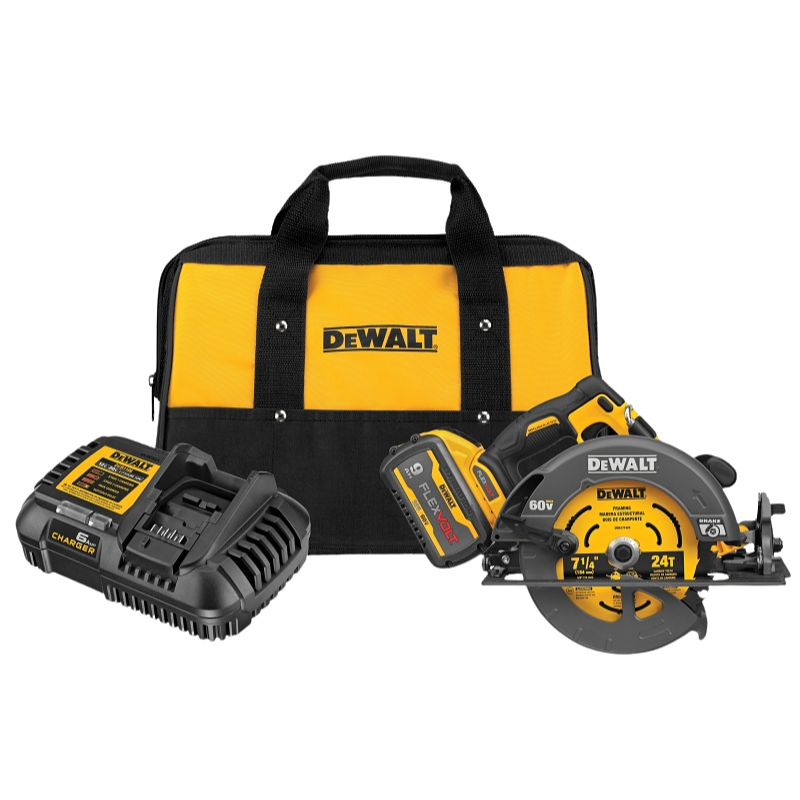 7-1/4" 60V MAX DeWalt Cordless Circular Saw Kit