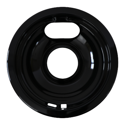 Whirlpool® Black Porcelain Burner Bowls - 6" -SMP6WPP - 6/Pack