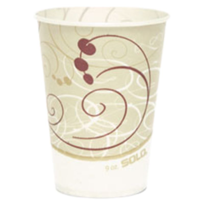 Wax-Coated Paper Cold Cups Bulk - 9 Oz. -2000/Case