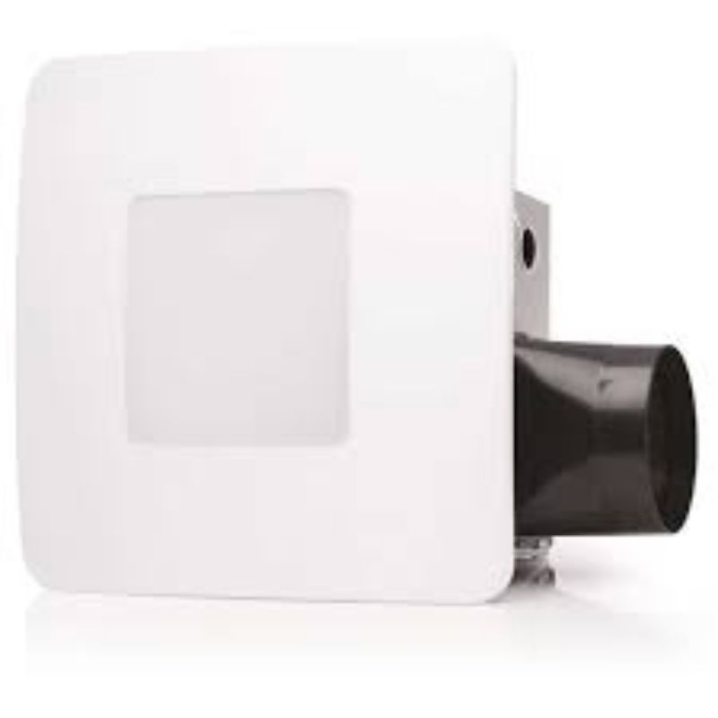 ReVent® Bathroom Ventilation Fan with Selectable LED Light - White