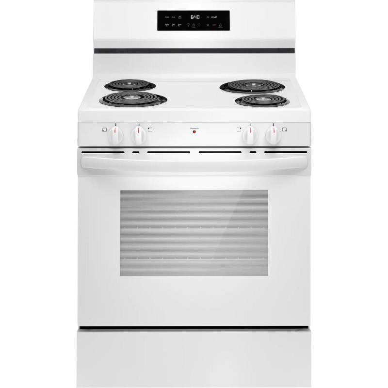 Frigidaire® 30" Free-Standing 4 Burner Self Cleaning Electric Range - White